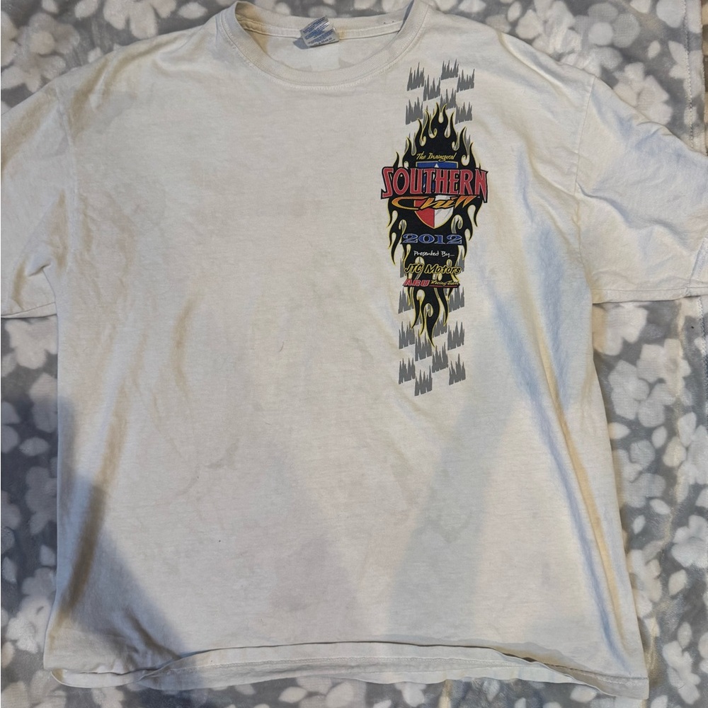 Vintage y2k style racing tee